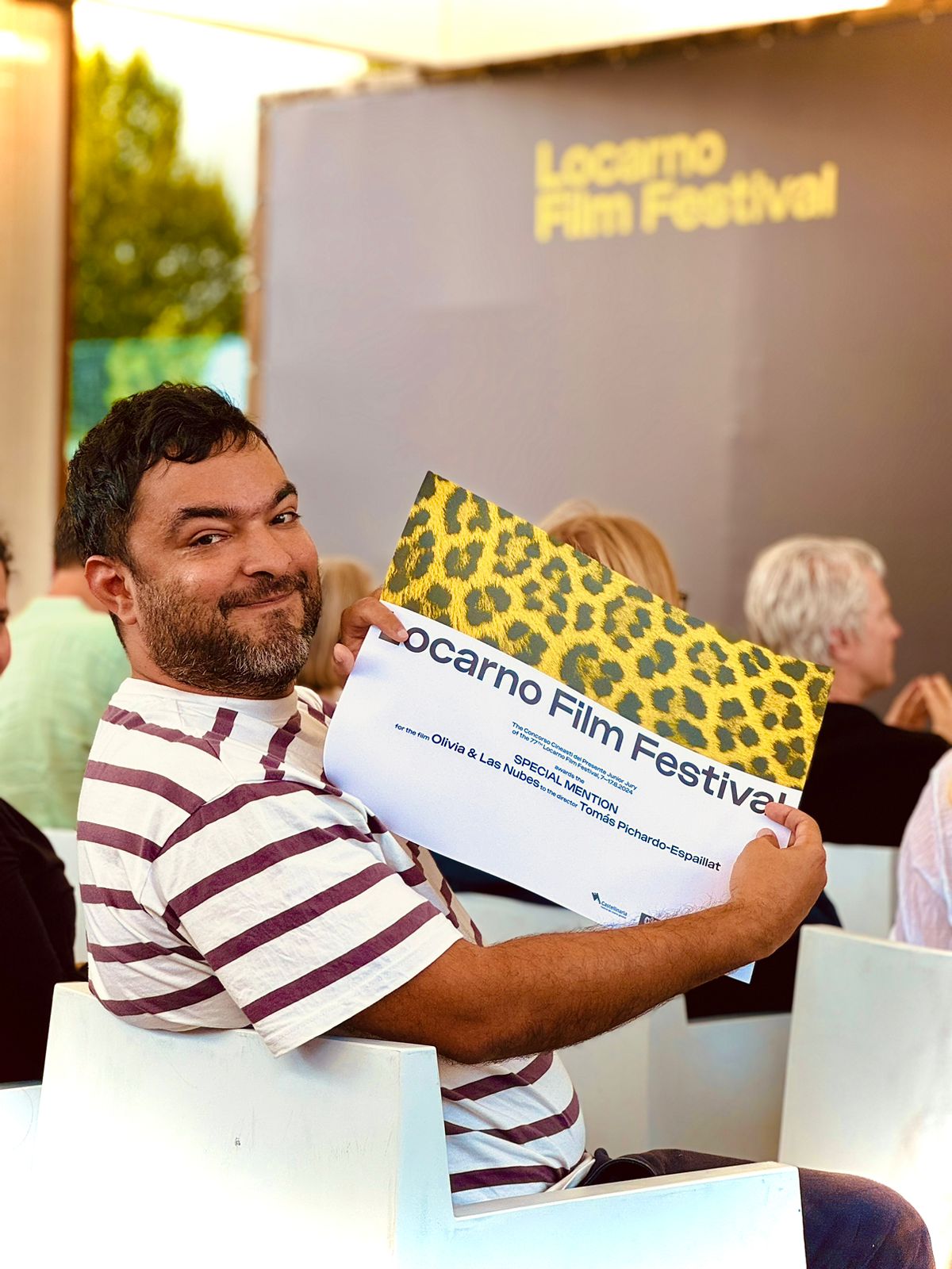 Premio Mención Especial - Tomás Pichardo, director de Olivia & Las Nubes