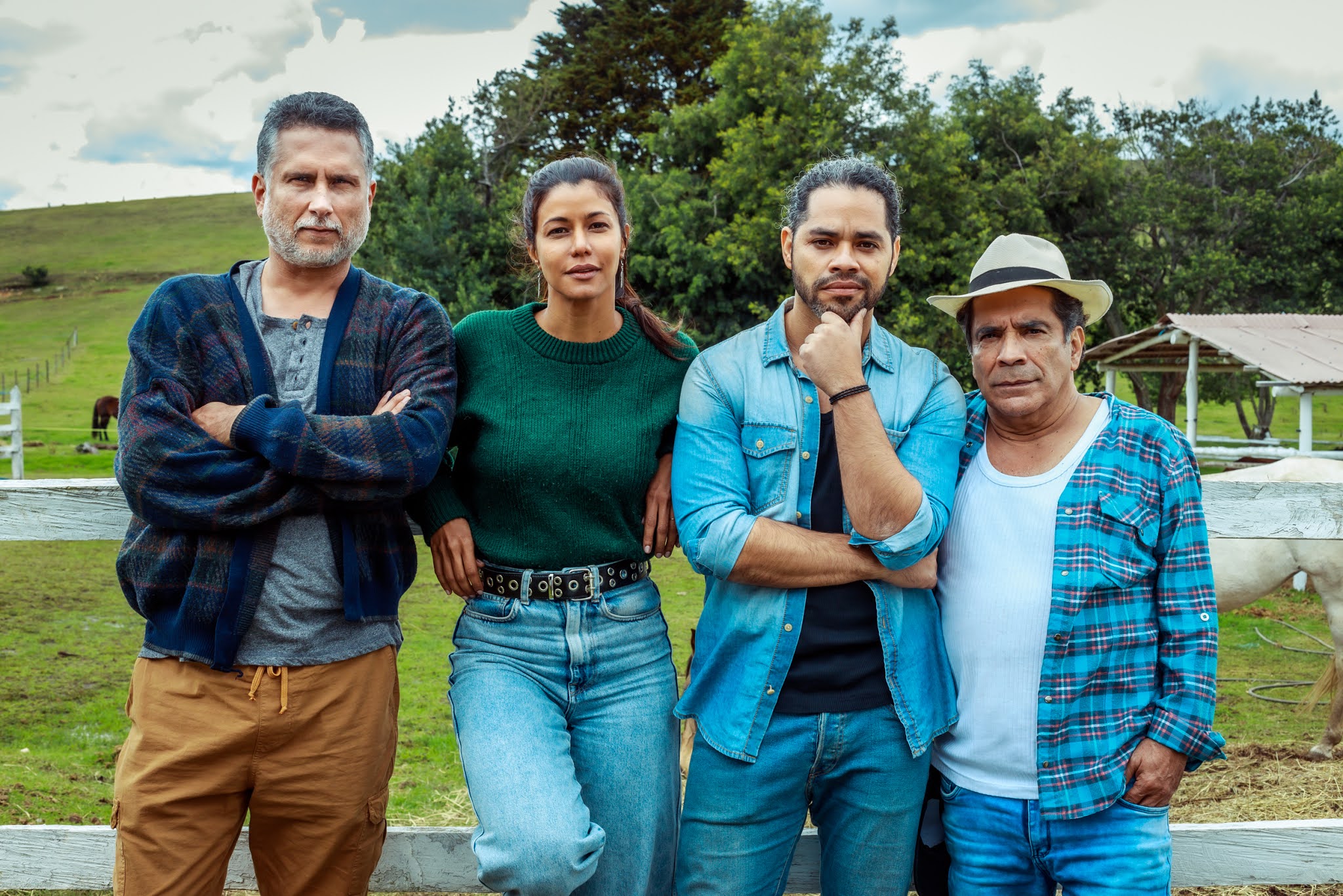 Marlon Moreno, Evelyna Rodríguez y Danilo Reynoso